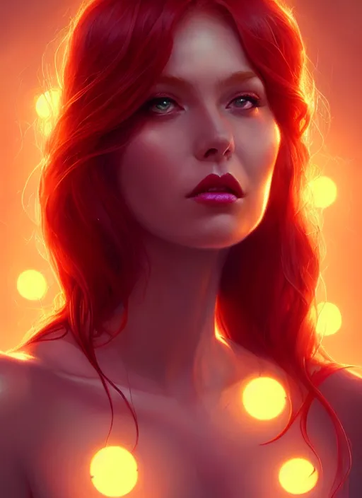 Prompt: portrait of poison ivy, intricate, elegant, glowing lights, highly detailed, digital painting, artstation, glamor pose, concept art, smooth, sharp focus, illustration, art by artgerm and greg rutkowski, artey freytag