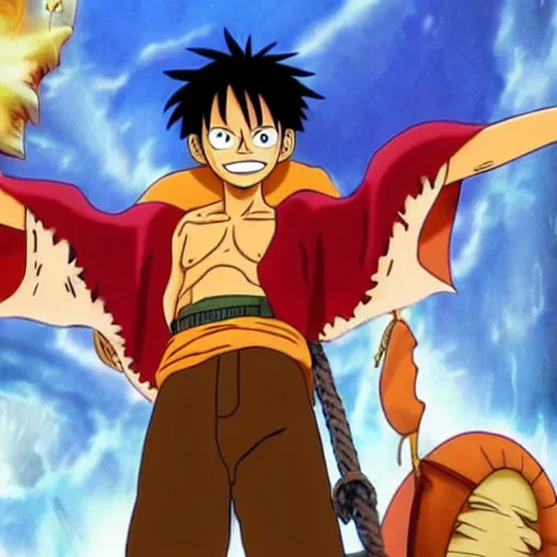 Prompt: luffy in Treasure Planet movie