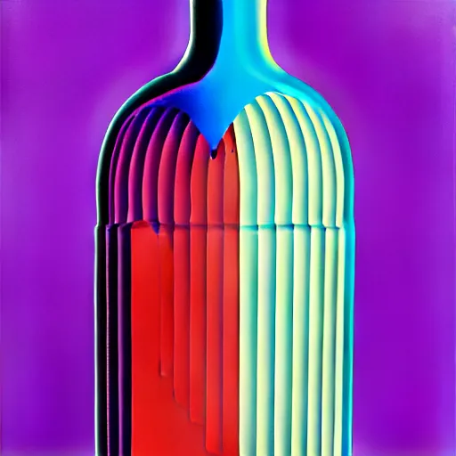 Image similar to vodka bottle by shusei nagaoka, kaws, david rudnick, airbrush on canvas, pastell colours, cell shaded, 8 k