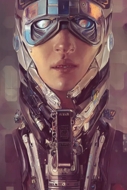 Image similar to portrait of an Alien, cyberpunk, Warhammer, highly detailed, artstation, illustration, art by Gustav Klimt and Range Murata and Ilya Kuvshinov and Sakimichan