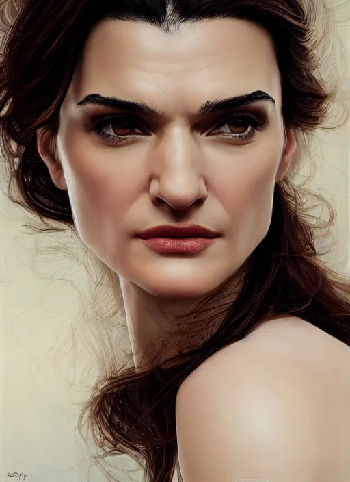 Prompt: high angle photo of rachel weisz in the style of stefan kostic, realistic, sharp focus, 8 k high definition, insanely detailed, intricate, elegant, art by stanley lau and artgerm