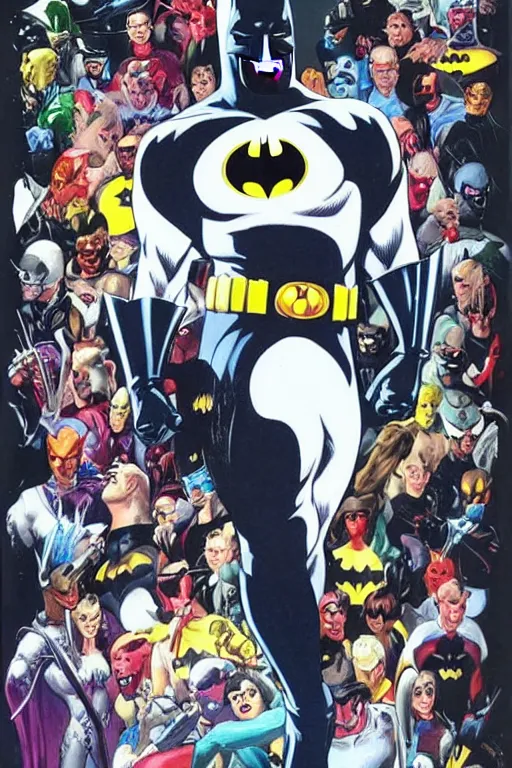 Prompt: !dream full body batman character design by Alex Ross