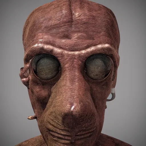 Prompt: nose rust render