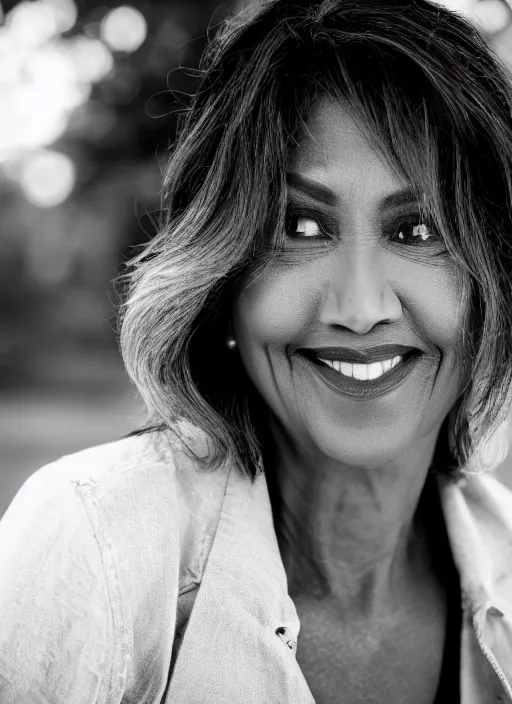 Image similar to dslr photo portrait still of 5 1 year old age 5 1 selena at age 5 1!!!, 8 5 mm f 1. 8