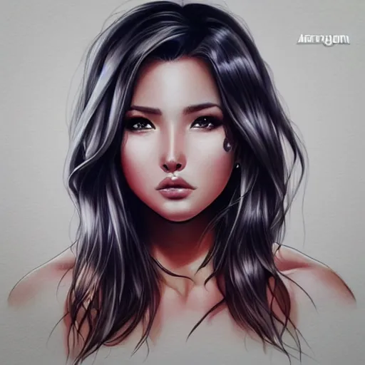 Image similar to art by artgerm