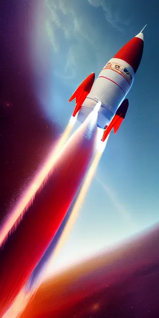 Prompt: nasa rocket launch by charlie bowater and anna dittmann and artgerm and clemens ascher, intricate, elegant, white and orange and red and maroon mist, highly detailed, dramatic lighting, sharp focus, octane render, trending on artstation, artstationhd, artstationhq, unreal engine, 4 k, 8 k