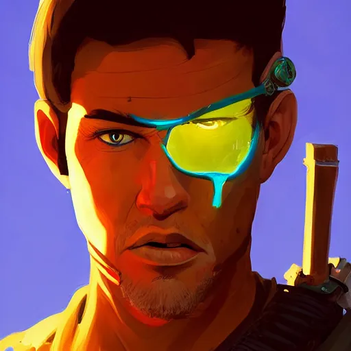 Image similar to face icon stylized minimalist mad max beyond thunderdome, loftis, cory behance hd by jesper ejsing, by rhads, makoto shinkai and lois van baarle, ilya kuvshinov, rossdraws global illumination