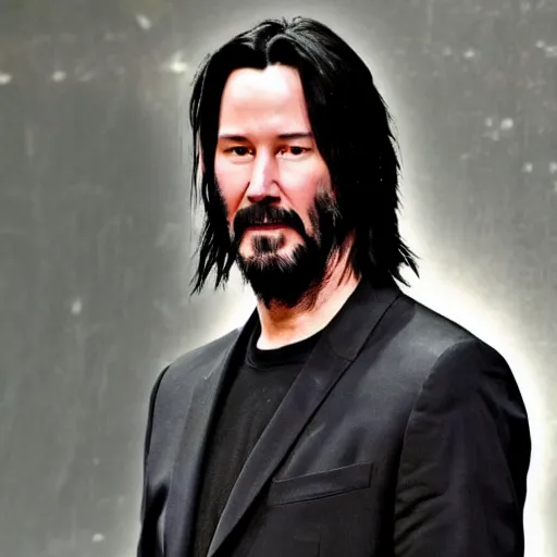 Image similar to keanu reeves is wolverine