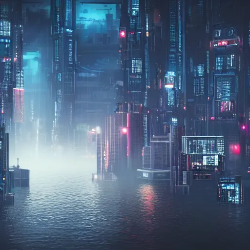 Image similar to a floating cyberpunk city in the clouds, dramatic lighting, photorealistic