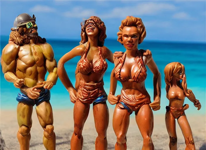 Image similar to Image on the store website, eBay, Full body, highly detailed 80mm resin figure of People dressed in vacation attire