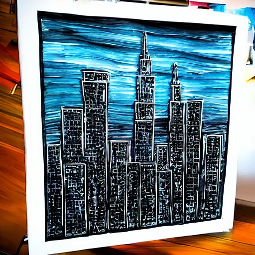 Prompt: cityscape art