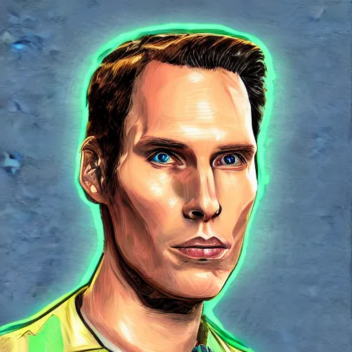 Image similar to jerma 9 8 5 in disco elysium, portrait art