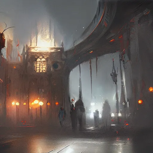 Prompt: concept art by jama jurabaev, secret society, cinematic shot, trending on artstation, high quality, brush stroke