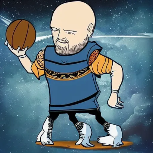 Image similar to game of thrones and space jam crossover