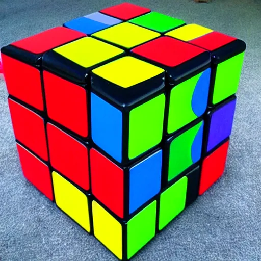 Image similar to biggest rubik's cube in the world