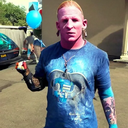 Prompt: Corey Taylor as a fortnight character