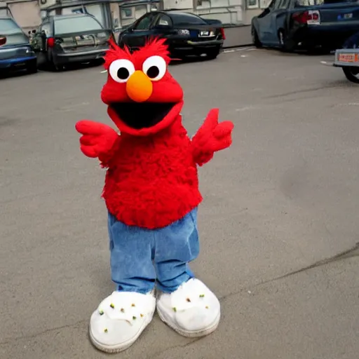 Prompt: hood elmo