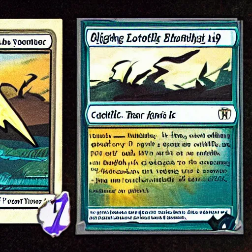 Image similar to Original MTG Lightning Bolt 1960