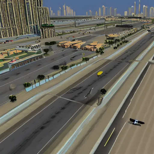 Image similar to gta : dubai, plain background