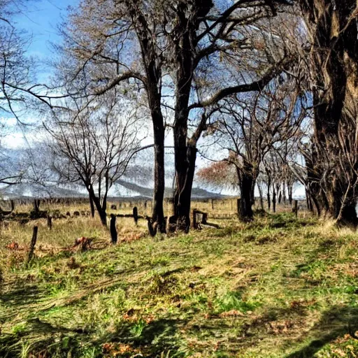 Image similar to beautiful land for the neglected damaged and abandoned by guilermo de toro, and stephen king