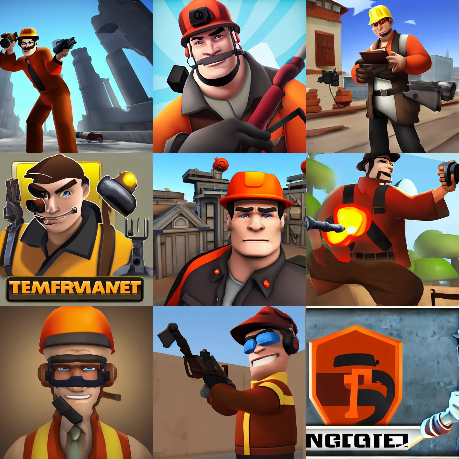 Prompt: team fortress 2 engineer