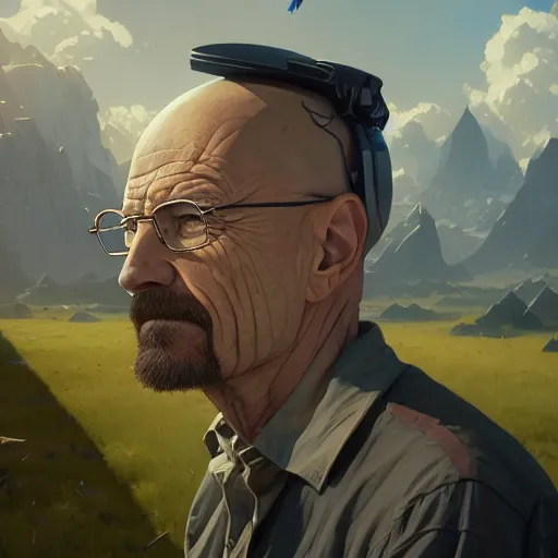 Prompt: highly detailed portrait of walter white, unreal engine, fantasy art by greg rutkowski, loish, rhads, ferdinand knab, makoto shinkai and lois van baarle, ilya kuvshinov, rossdraws, tom bagshaw, global illumination, radiant light, detailed and intricate environment