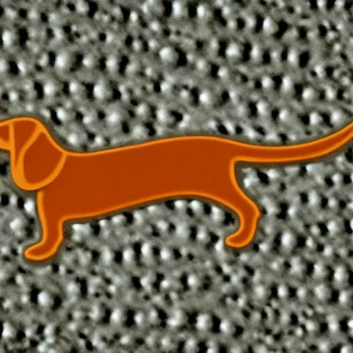 Image similar to Dachshund bacillus under a microscope