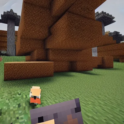 Image similar to random screenshoot from minecraft with player and chickens, elegant, sharp focus, golden ratio, boost with california filter, than you