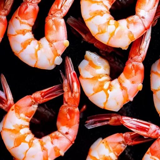 Image similar to close up high resolution photo of shrimp, very tasty, food photography, instagram, trending