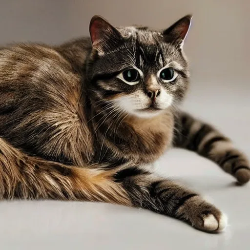 Prompt: super cute, photorealistic, cute and amazing, beautiful, female cat