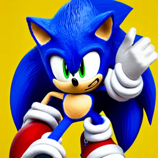 Prompt: sonic the hedgehog made by Nintendo