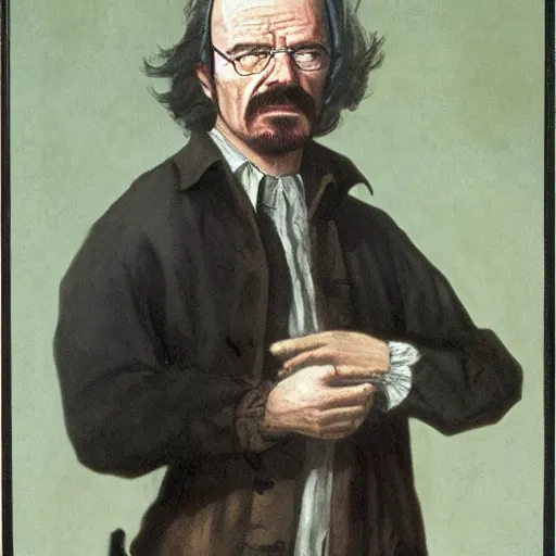 Prompt: walter white in 1 7 0 0