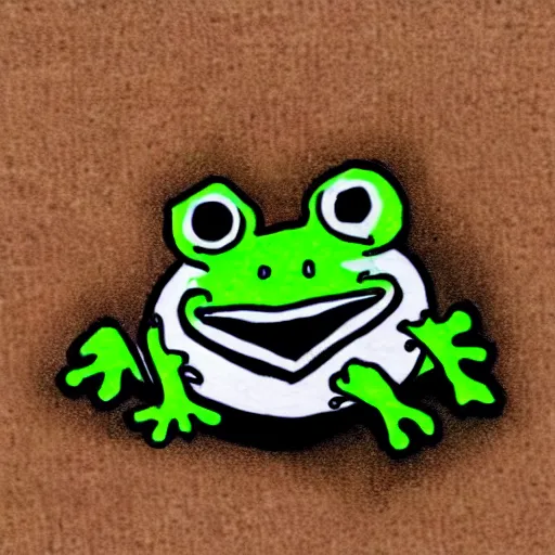 Image similar to wholesome ninja frog