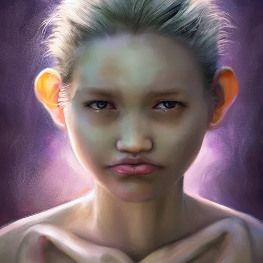 Image similar to portrait of a monkey crying , digital art by Mandy Jurgens and Irina French and Heraldo Ortega and Janice Sung and Julia Razumova and Charlie Bowater and Aaron Griffin and Jana Schirmer and Guweiz and Tara Phillips and Yasar Vurdem and Alexis Franklin and Loish and Daniela Uhlig and David Belliveau , hyperdetailed, artstation, cgsociety