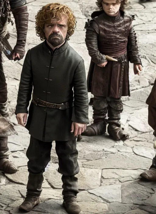 Image similar to tyrion lannister is taller than everyone