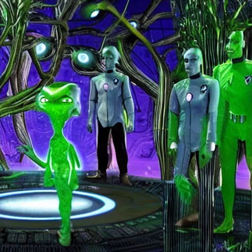 Image similar to a photosynthetic alien, star trek