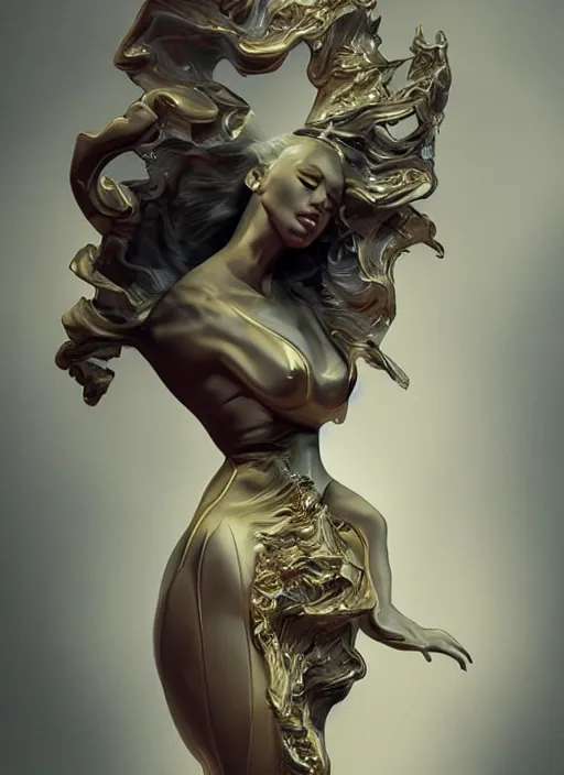 Image similar to sculpture made of flame, portrait, female, future, torch, fire, harper's bazaar, vogue, fashion magazine, intricate, concept art, close up, ornate, luxury, elite, elegant, trending on artstation, by ruan jia, by Kenneth Willardt, by ross tran, by WLOP, by Andrei Riabovitchev,