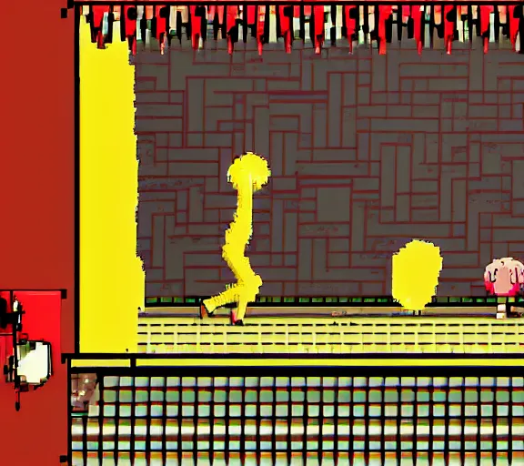 Image similar to screenshot from yume nikki