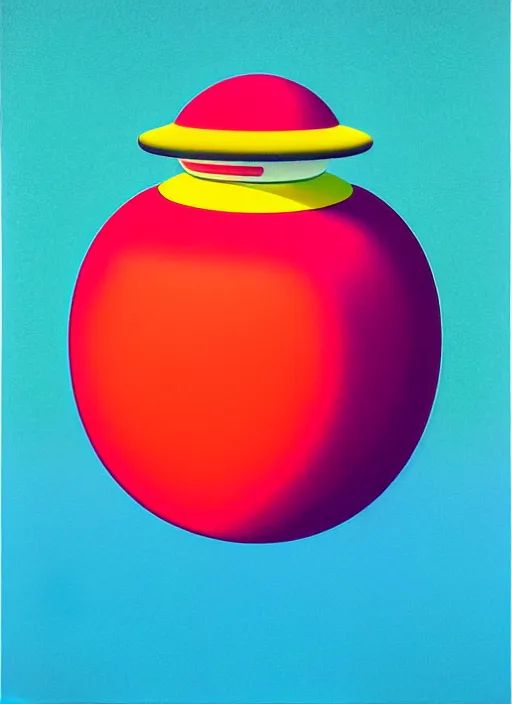 Image similar to grenade by shusei nagaoka, kaws, david rudnick, airbrush on canvas, pastell colours, cell shaded, 8 k