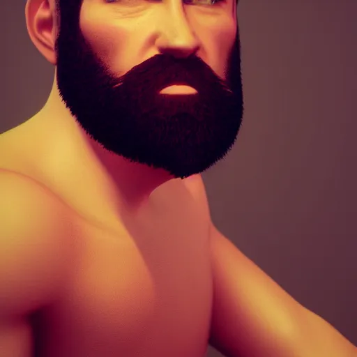 Prompt: portrait of jacques, hyper realistic, beard, no hair, octane render, cinematic, movie screenshot,