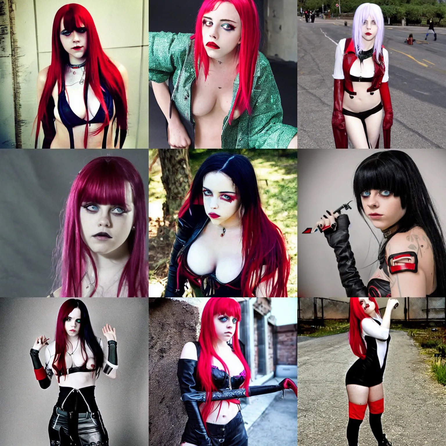 Prompt: billie eillish as katarina, hot