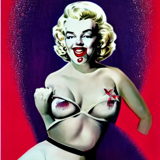 Image similar to atomic marilyn