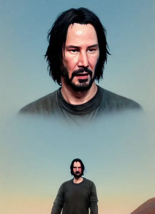 Image similar to highly detailed portrait of keanu reeves in gta v, stephen bliss, unreal engine, fantasy art by greg rutkowski, loish, rhads, ferdinand knab, makoto shinkai and lois van baarle, artgerm, pixar, ilya kuvshinov, rossdraws, tom bagshaw, global illumination, radiant light, detailed and intricate environment