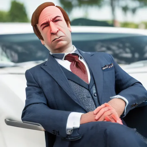 Image similar to super high quality saul goodman, realistic photorealistic high-resolution saul Goodman, very saul goodman, high def, saul, saul Goodman, better call saul, better call saul Goodman, 8k, 4k, professional, depth of field, sigma art 85mm f1.4, large sensor dslr, professional photo, saul goodman, very very saul goodman