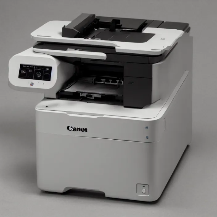 Image similar to a studio photo of the canon lbp - 8 1 0 laser printer