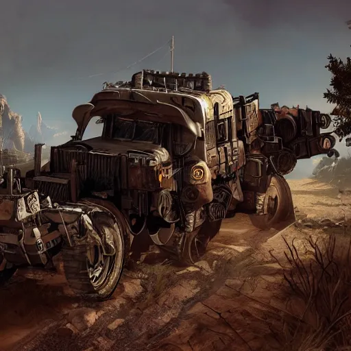 Prompt: crossout, hyper realistic, very detailed, realistic lighting, dark fantasy, 4 k