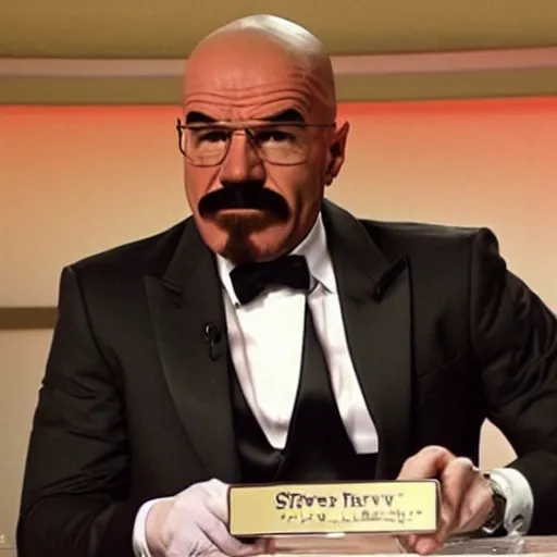 Image similar to walter white as steve harvey