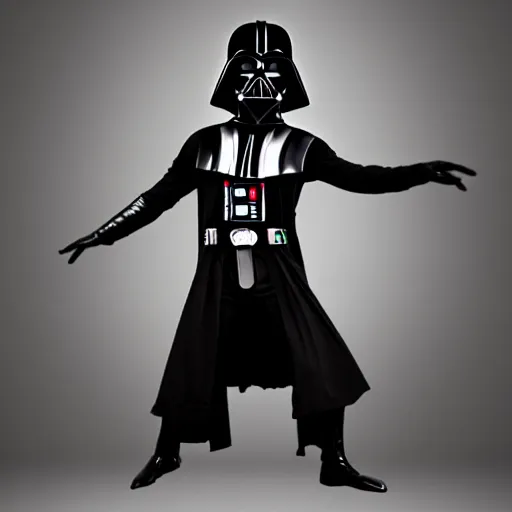 Image similar to darth vader dancing ballet