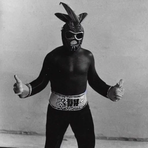 Image similar to mexican luchador with mask 1 9 7 0's photo