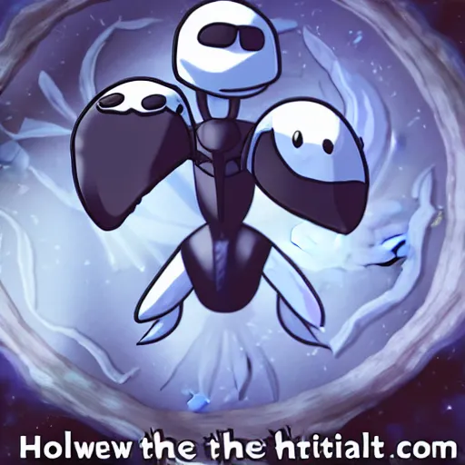 Image similar to Hollow Knight in the style of star trek,